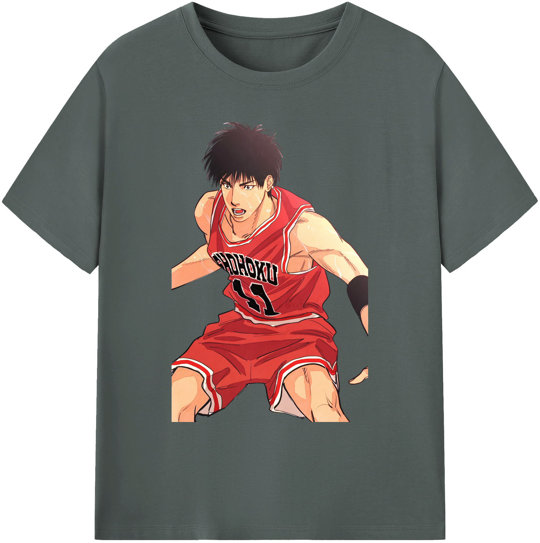 （画像用） SLAM DUNK／スラムダンク 綿100％ メンズ半袖Tシャツ｜肌触りやわらか＆通気性